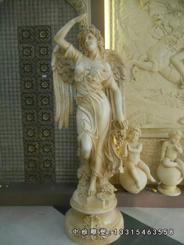 西方人物石雕，四季女神雕塑 (4)
