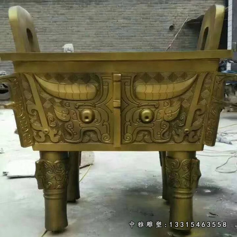 企业铸铜方鼎