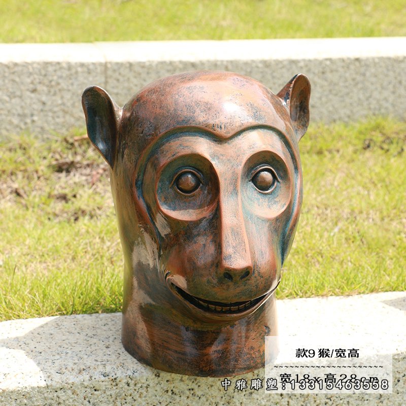 十二生肖兽首铜雕 (1)
