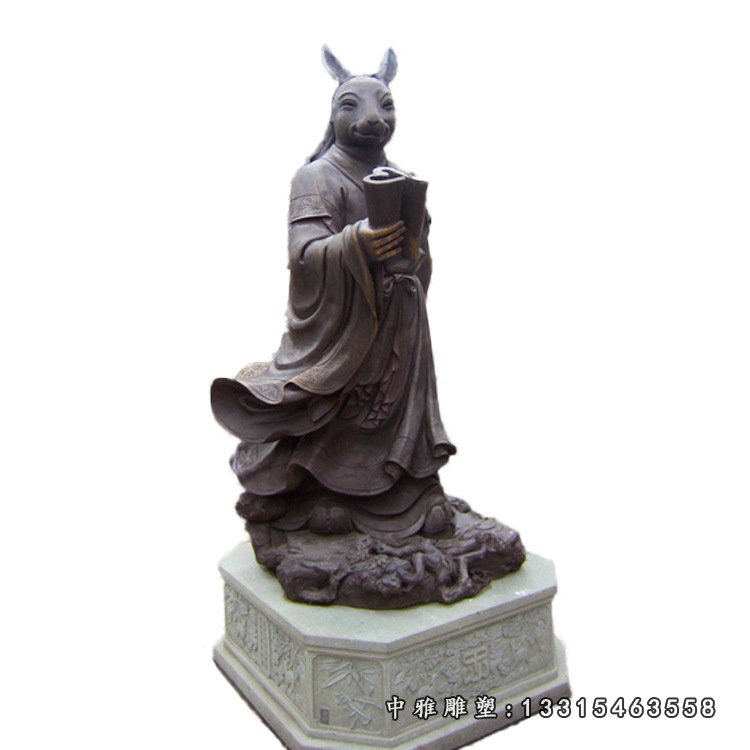 厂家现货供应生肖守护神铜像摆件 定制十二生肖守护神龙虎牛摆件59912
