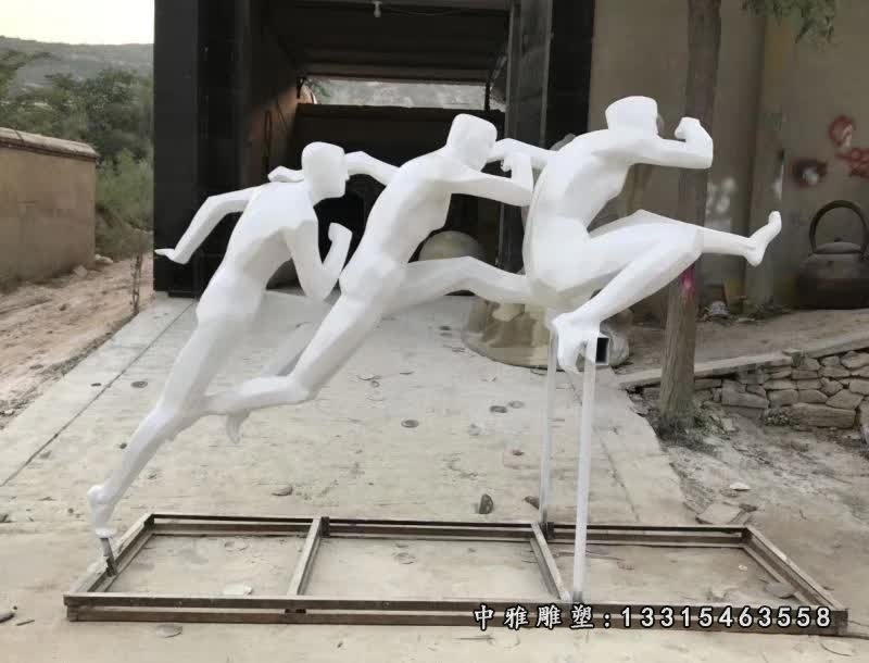 不锈钢园林运动人物摆件 (1)