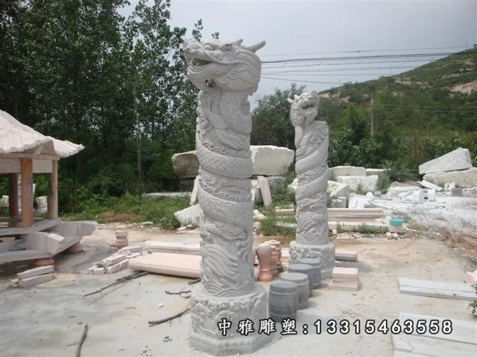 盘龙柱，石柱子