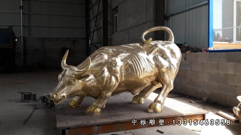 铜雕牛，铸铜牛雕塑 (2)