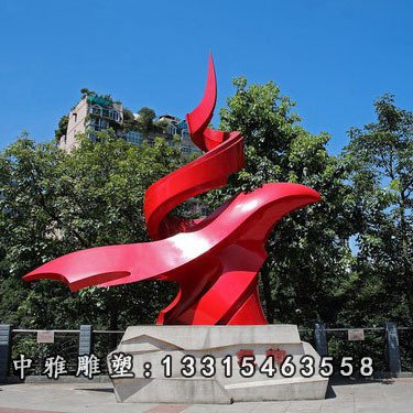 厂家定制不锈钢雕塑 玻璃钢雕塑大型商场广场室外摆件16651