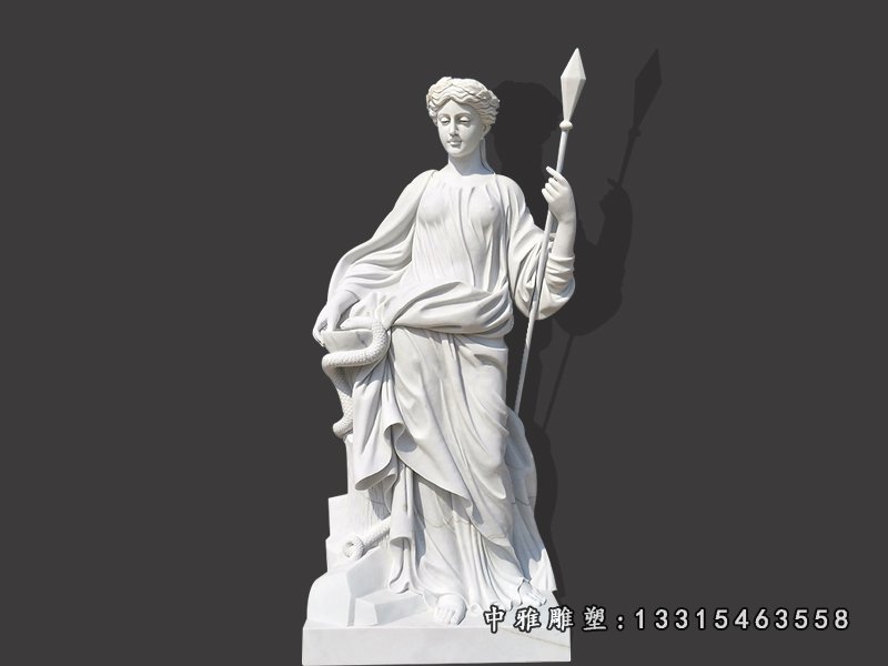 西方女神石雕