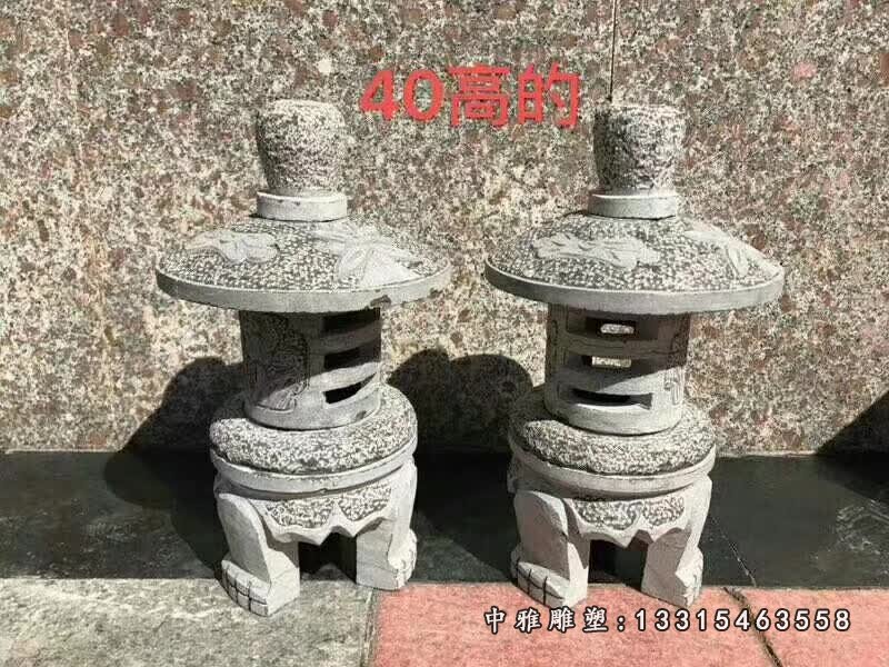 大理石古代景观石灯 (5)