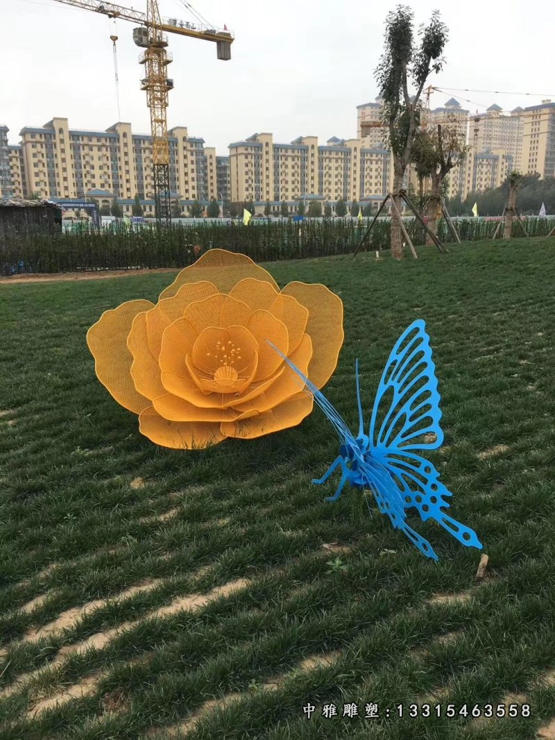 不锈钢镂空仿真景观雕塑 (7)
