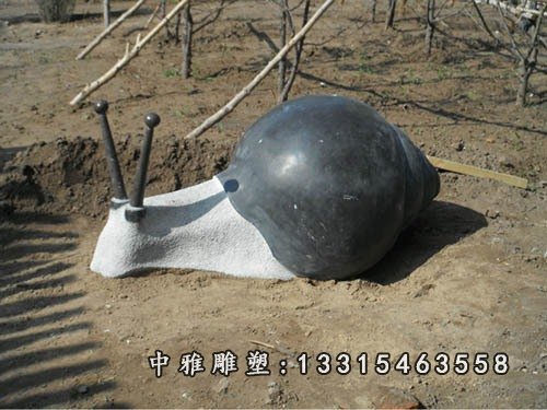 石头蜗牛雕塑，石雕蜗牛雕塑