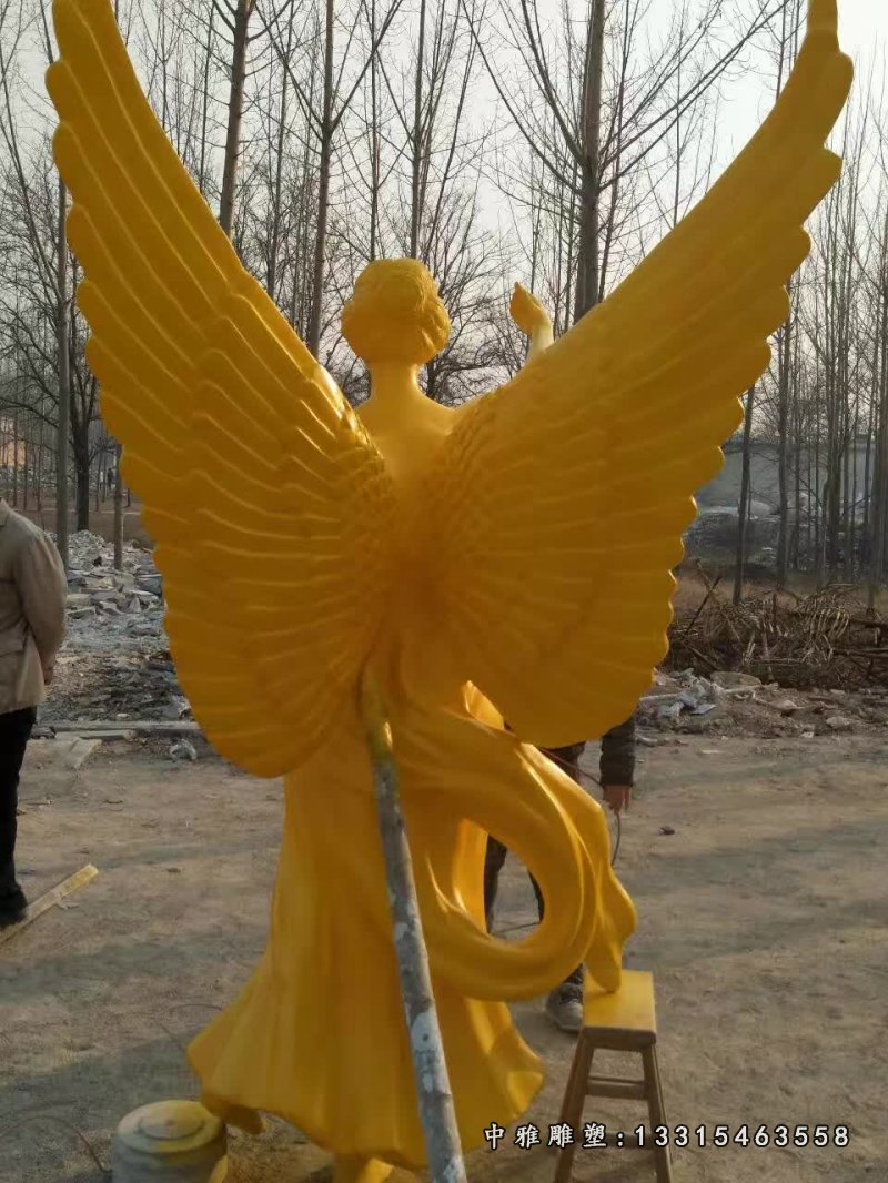 城市西方天使人物雕塑 (1)