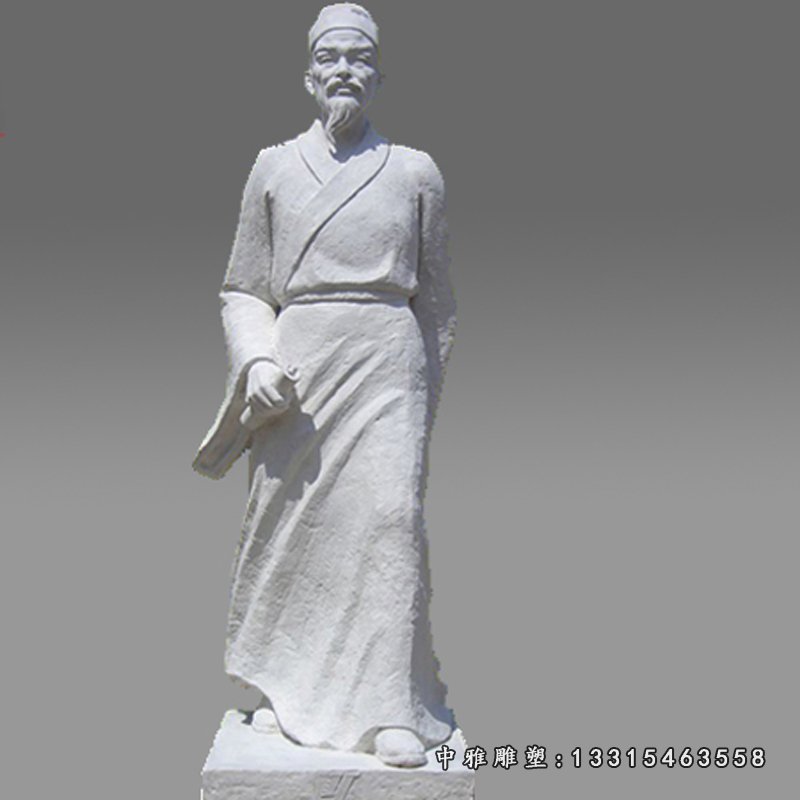 名医李时珍人物石雕 (2)