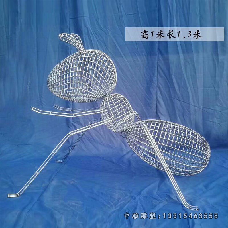 镂空蚂蚁不锈钢雕塑 (1)