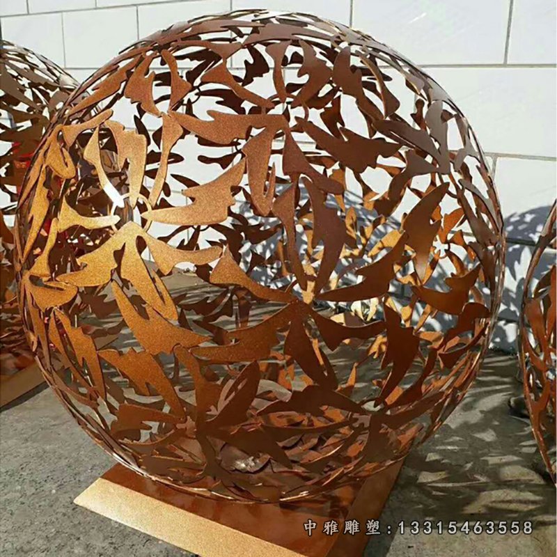 不锈钢楼控球 广场景观雕塑