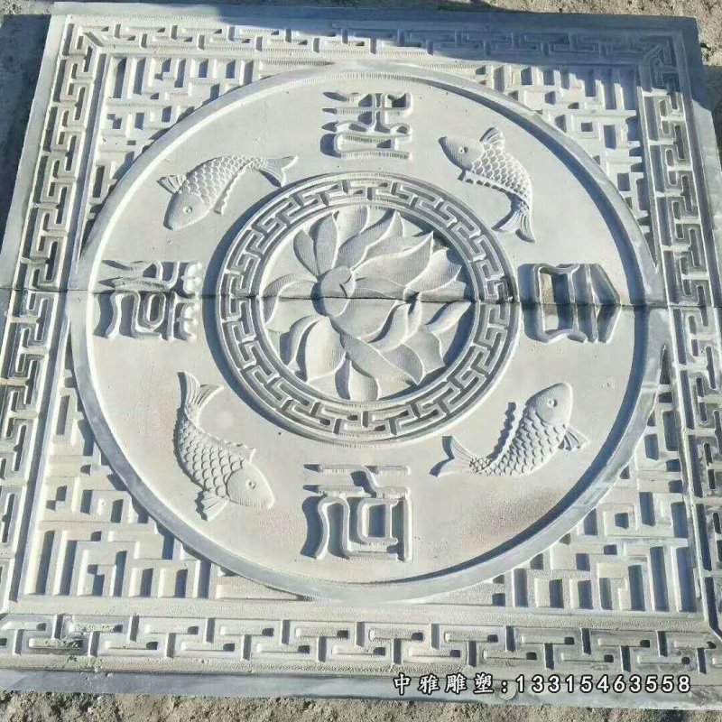 厂家直销批发 浮雕壁画价格 石雕景墙 浮雕地雕 石雕透雕 透窗17478