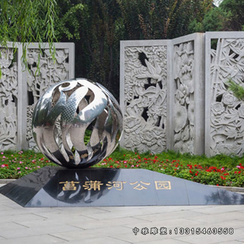 不锈钢飘带 广场景观雕塑