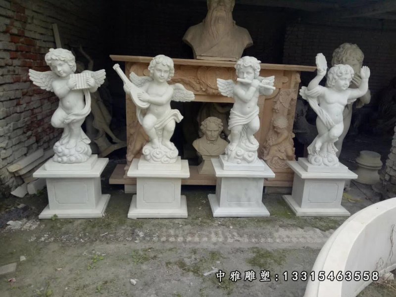 大理石广场西方小天使 (1)