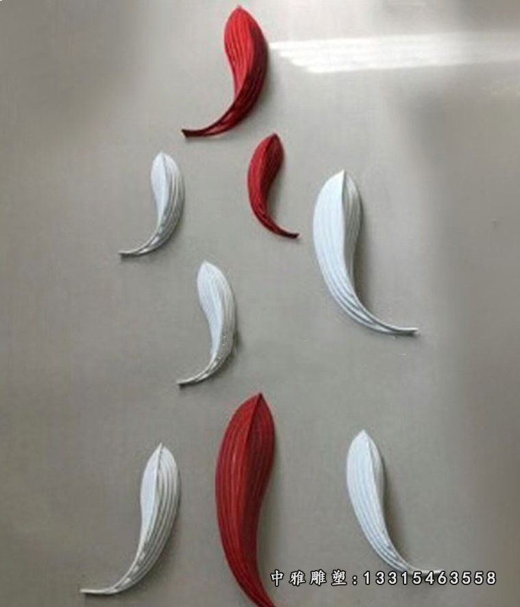 不锈钢抽象小鱼雕塑 (8)
