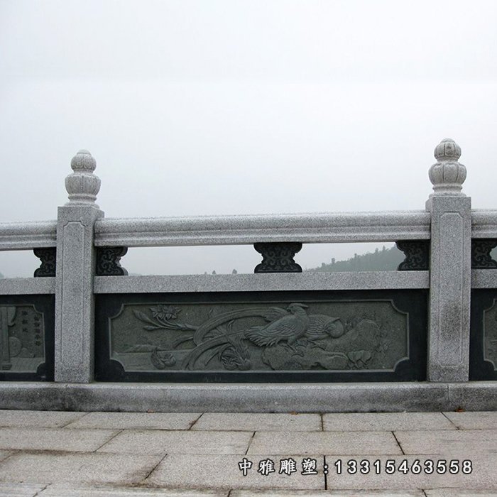 青石仿古栏板石雕（2）
