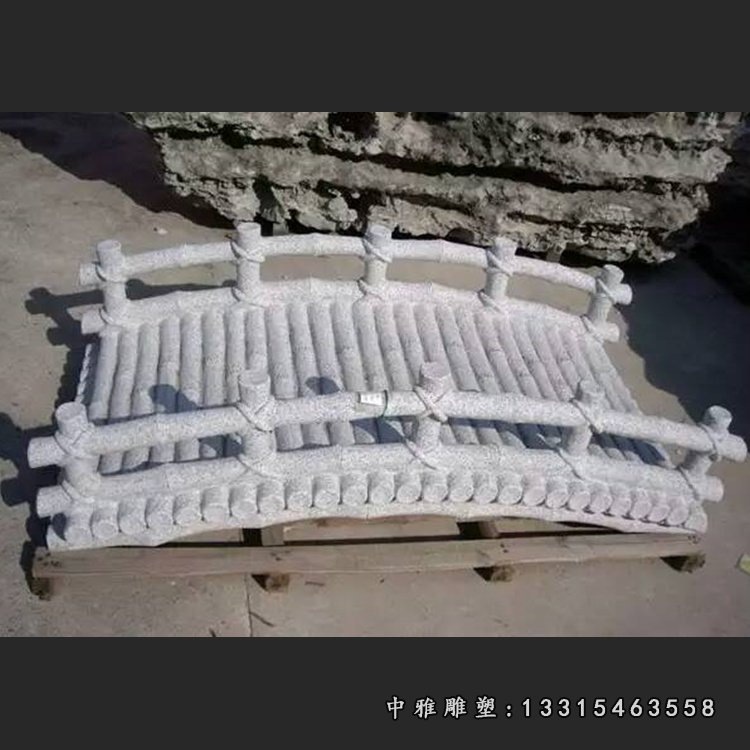 大理石桥梁 石雕公园景观雕塑