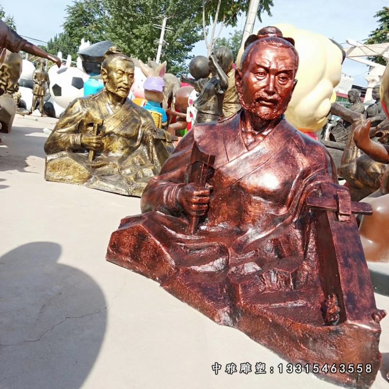铜雕古代人物雕塑 (2)