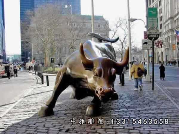 华尔街铜牛，铜雕牛，铜牛雕塑 (2)