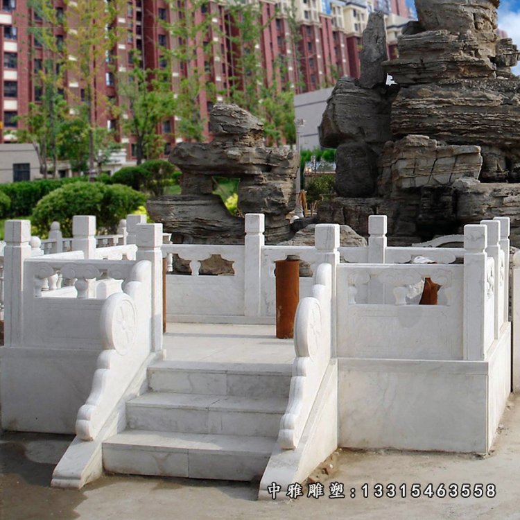 大理石旗台 石雕小区景观雕塑