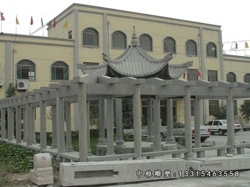 公园长廊石雕（2）