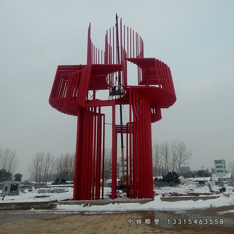 不锈钢管景观雕塑
