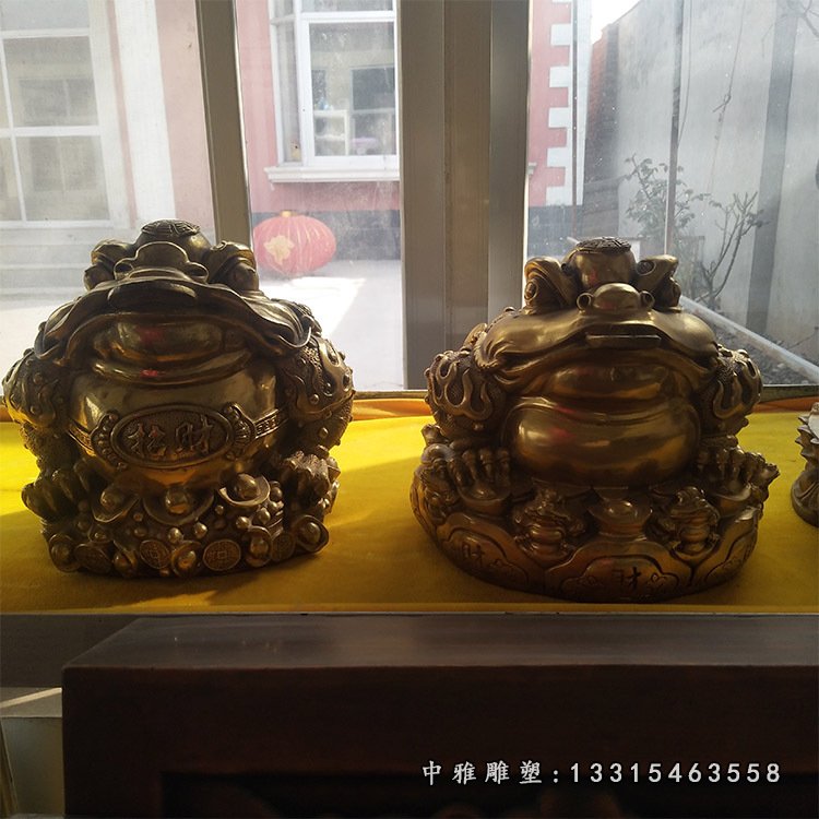 铜雕公司招财风水金蝉雕塑