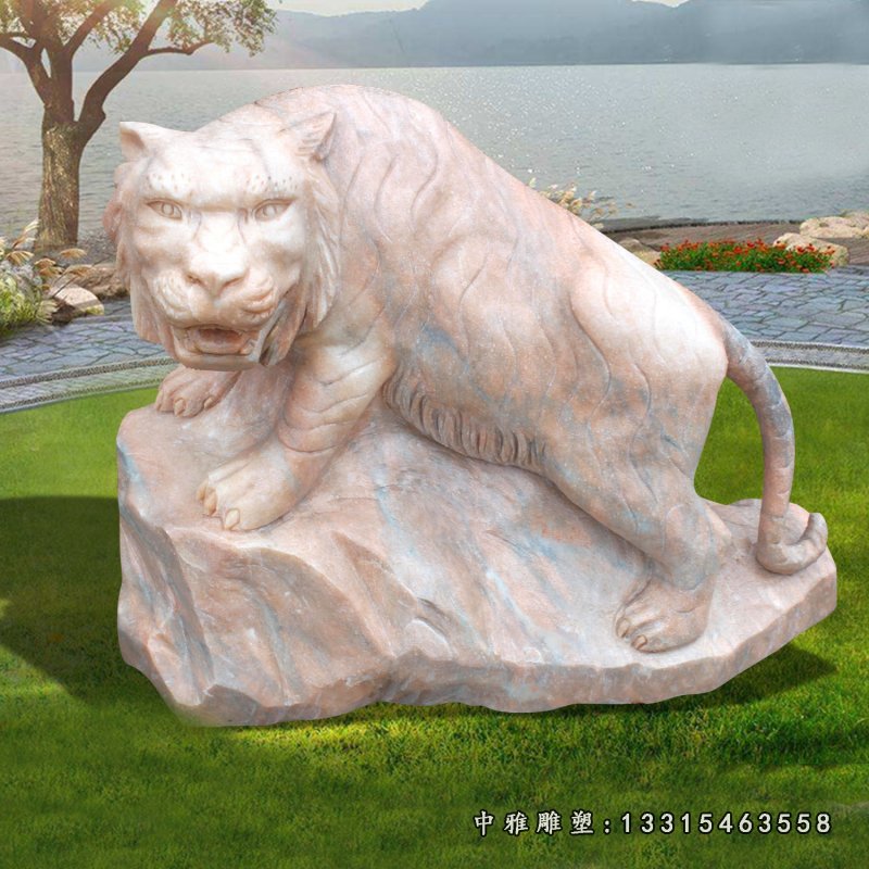 石雕动物老虎