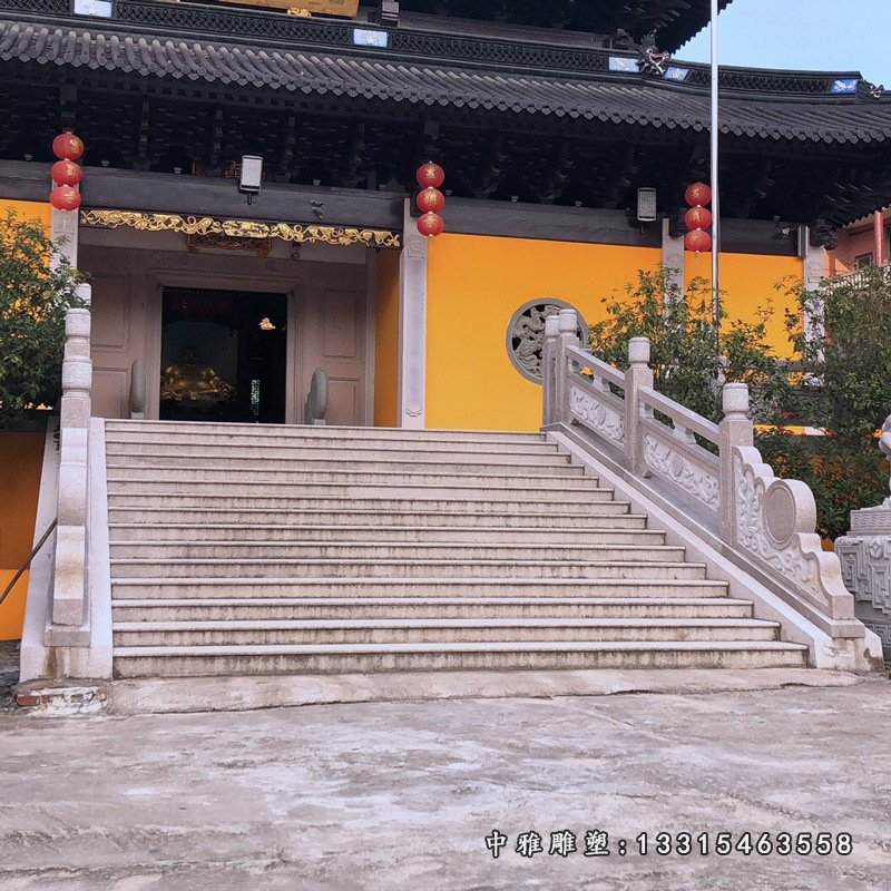 厂家批发石雕栏杆花岗岩园林栏杆校园旗台栏杆汉白玉石栏杆定制52432