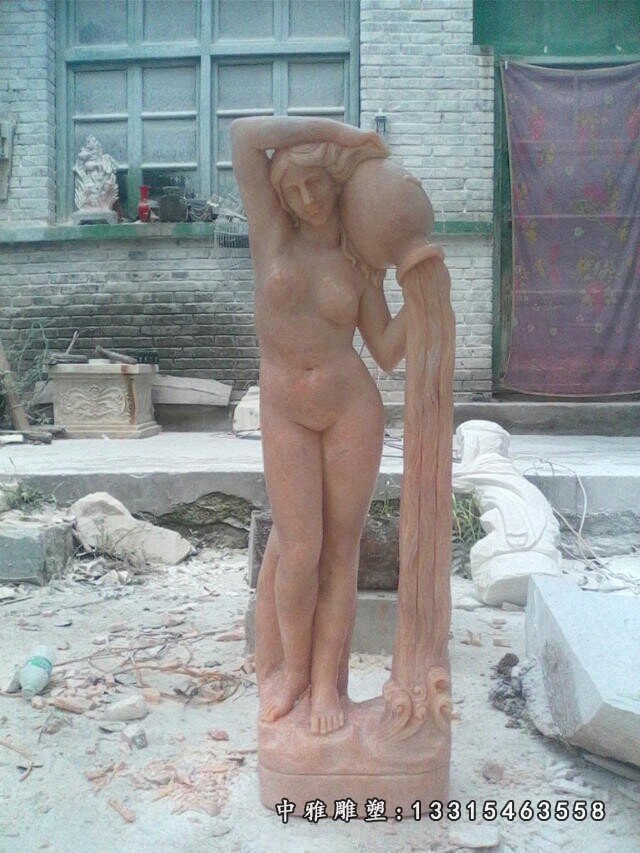 西方美女石雕,美女沐浴石雕 (5)