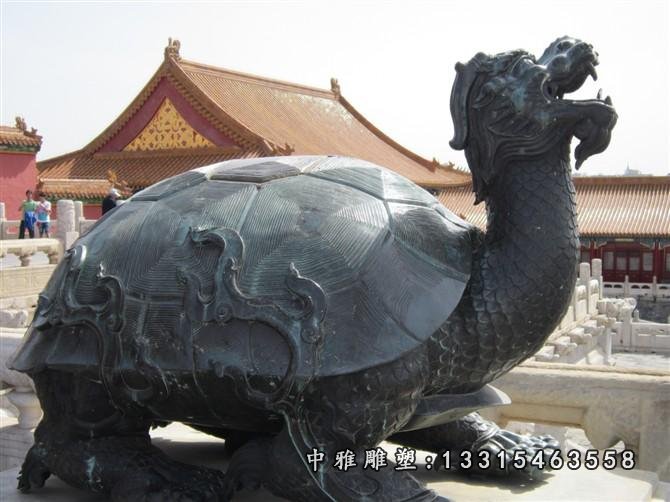 铜雕龙龟雕塑铜龙龟