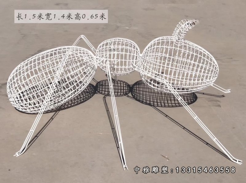 不锈钢镂空蚂蚁雕塑 (18)