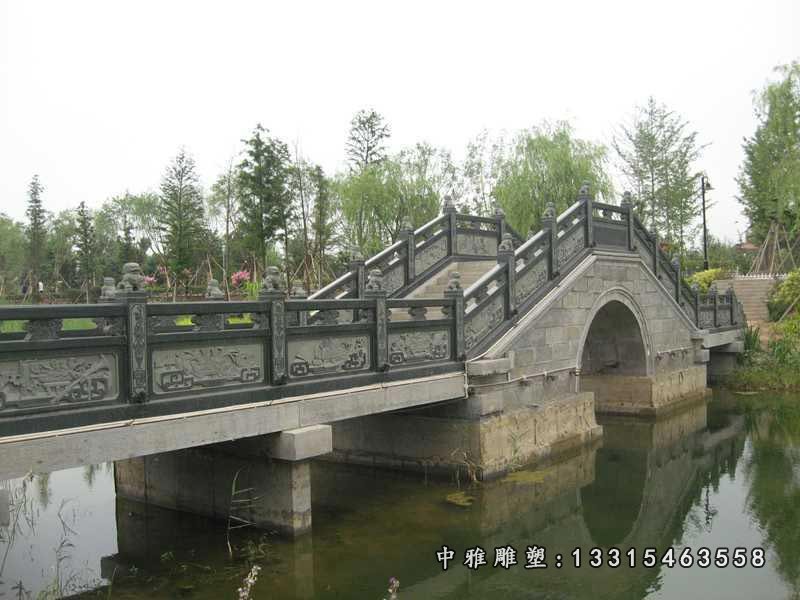 青石仿古护栏 园林景观栏杆石雕