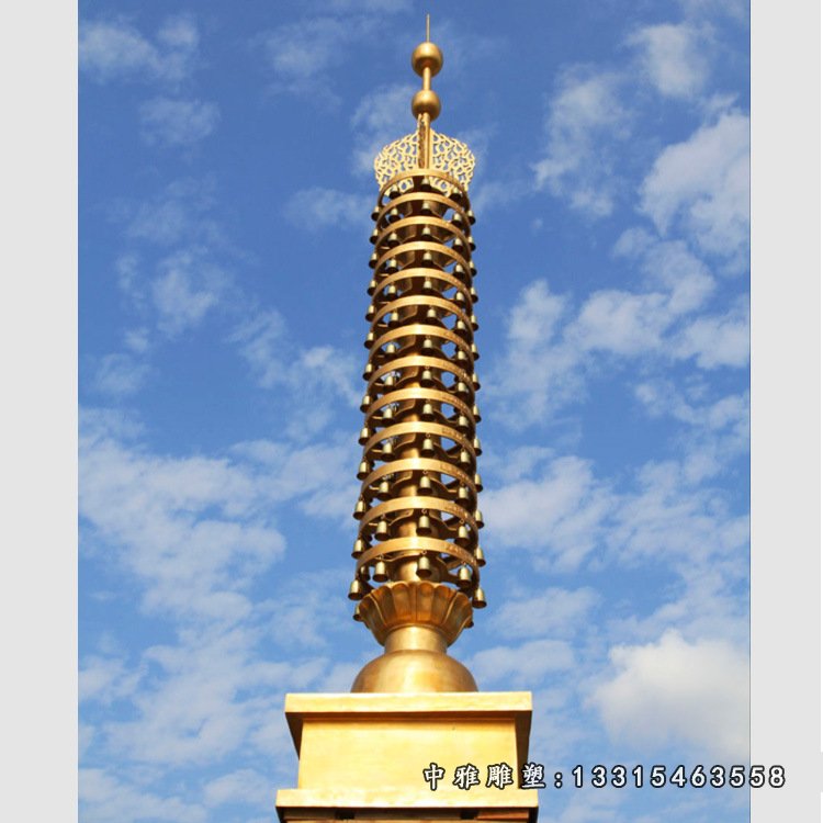 铜雕广场景观塔