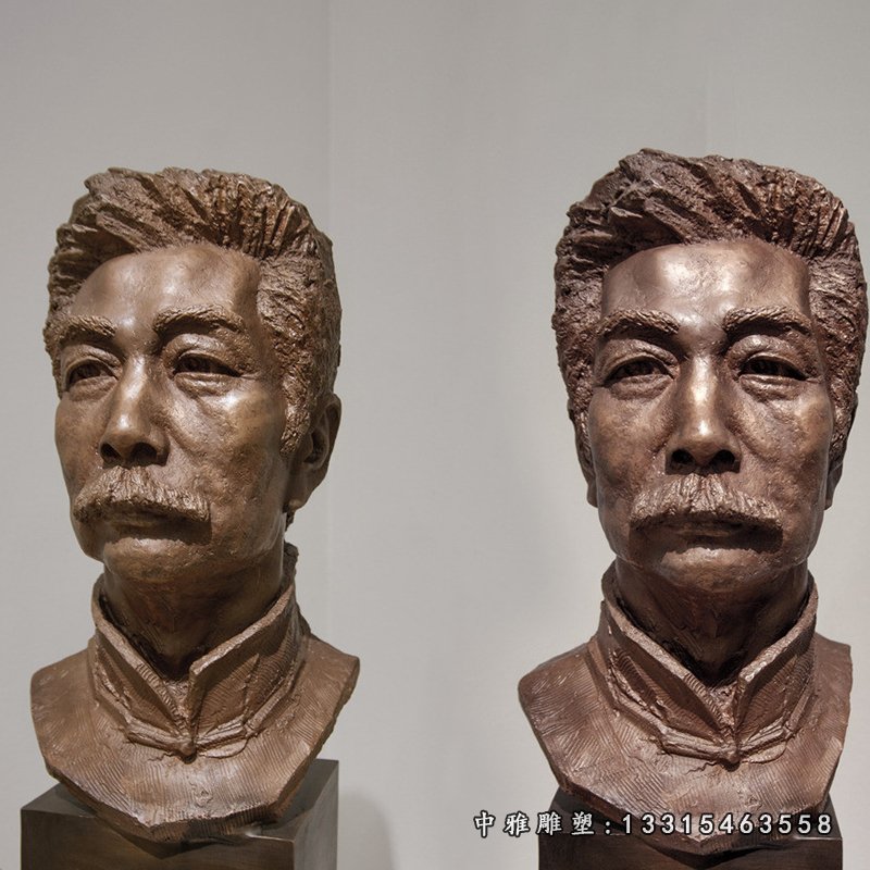 鲁迅铜雕,校园名人铜雕