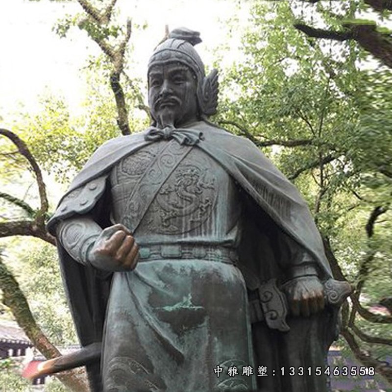 军事将领郑成功铜雕(1)