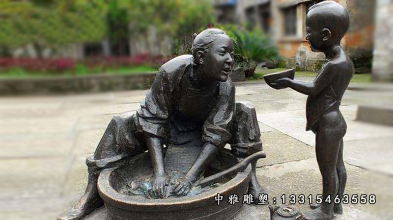 二十四孝人物铜雕(2)