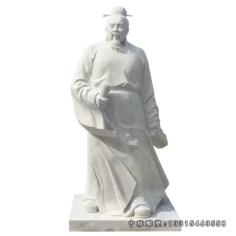 大理石老子   石雕广场人物