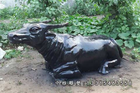 铜雕动物牛