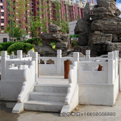 石雕汉白玉升旗台