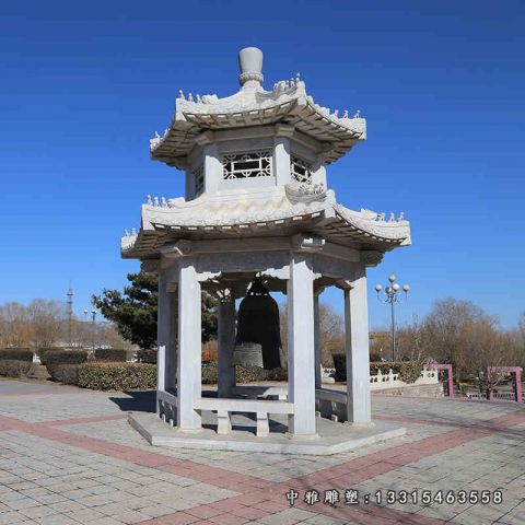 石雕公园双层凉亭