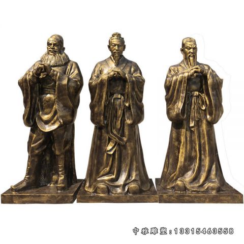 铜雕桃园三结义