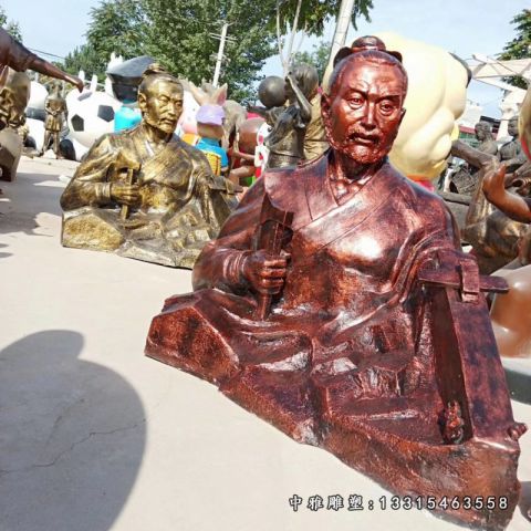 铜雕木匠鲁班
