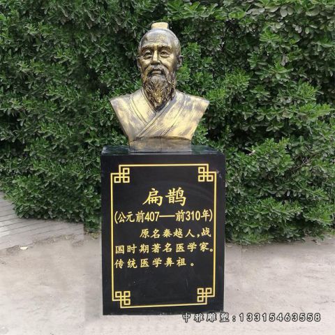名医铜雕扁鹊