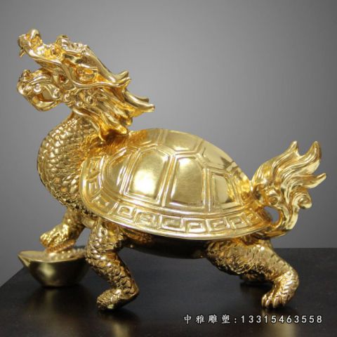 铜雕广场龙龟