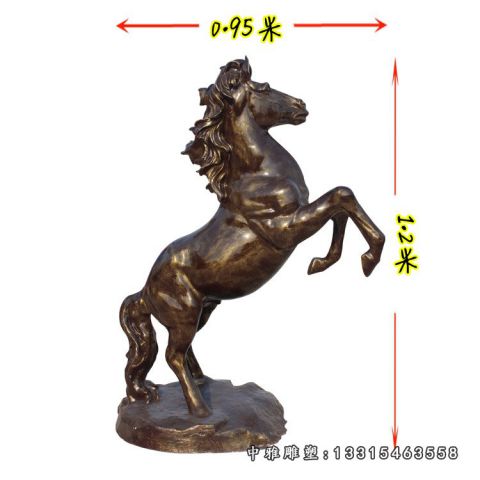 十二生肖铜雕马