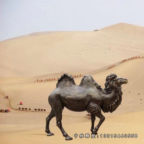 动物铜雕骆驼