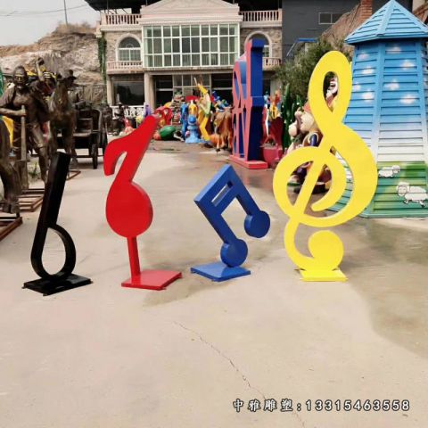 音符不锈钢雕塑