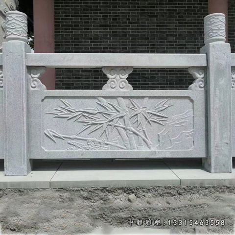 公园栏板石雕